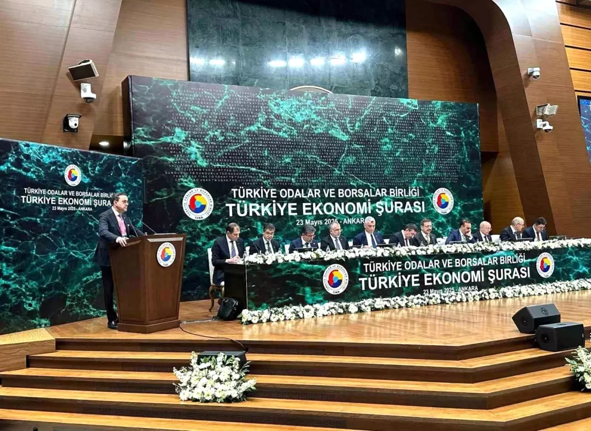 Denizli Sanayi Odası Başkanı Kasapoğlu, TOBB Türkiye Ekonomi Şürası'nda Sanayicinin Sorunlarını Dile Getirdi