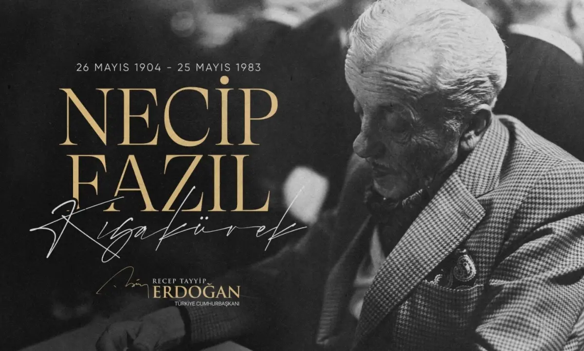 Cumhurbaşkanı Erdoğan'dan Necip Fazıl Kısakürek için taziye mesajı