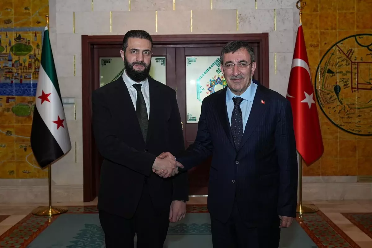 Cevdet Yılmaz ve Ahmed Şara Ekonomik İş Birliğini Görüştü