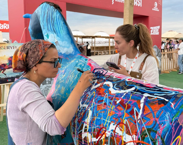 Etnospor'da sanat ve mirasın buluşması: 'Gölgeryel' ziyaretçileri büyüledi