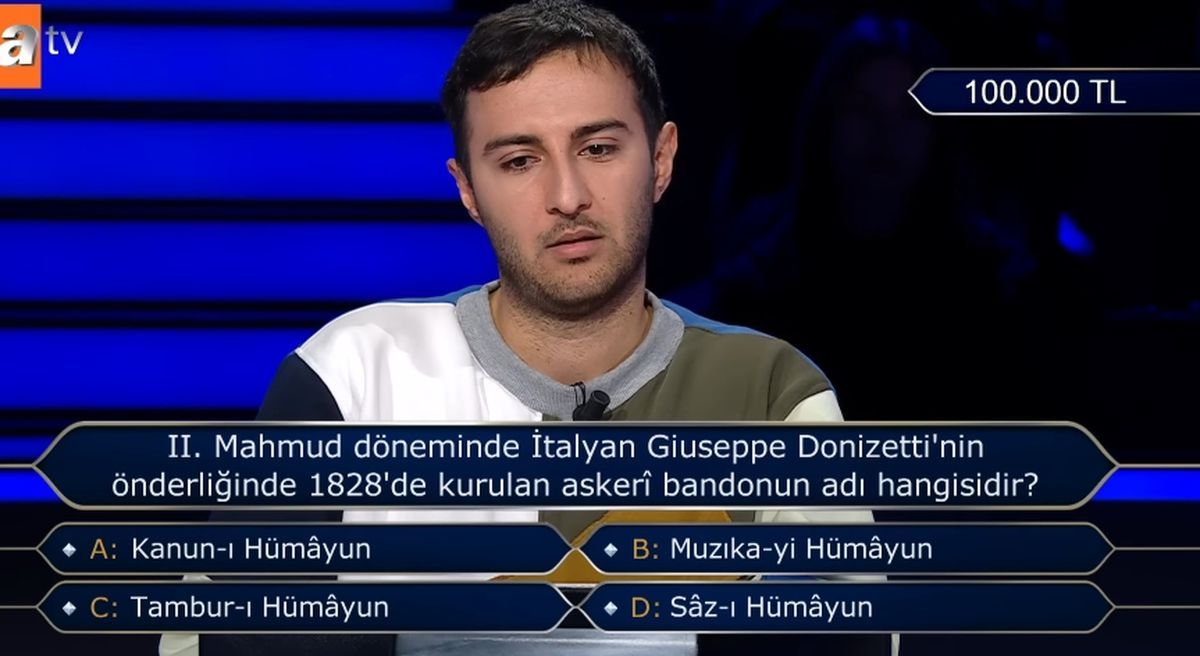 II. Mahmud döneminde İtalyan Giuseppe Donizetti'nin önderliğinde 1828'de kurulan askerî bandonun adı hangisidir?