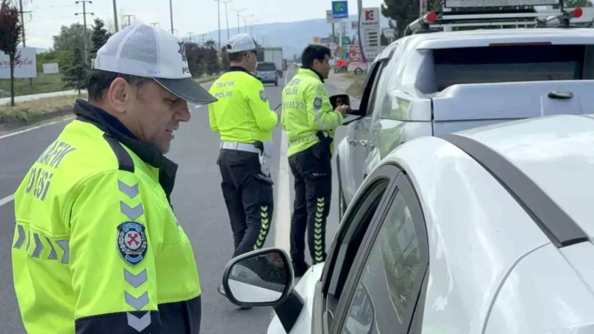 Düzce'de Kırmızı Işık İhlallerine Havadan Denetim