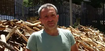 Odun kırarak ayda 80 bin lira kazanıyor
