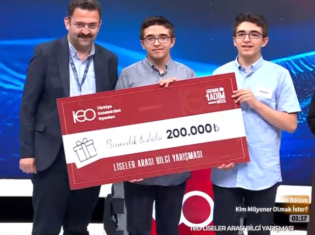 TEO Liseler Arası Bilgi yarışması kim birinci oldu (Türkiye Entelektüel Oyunları)?