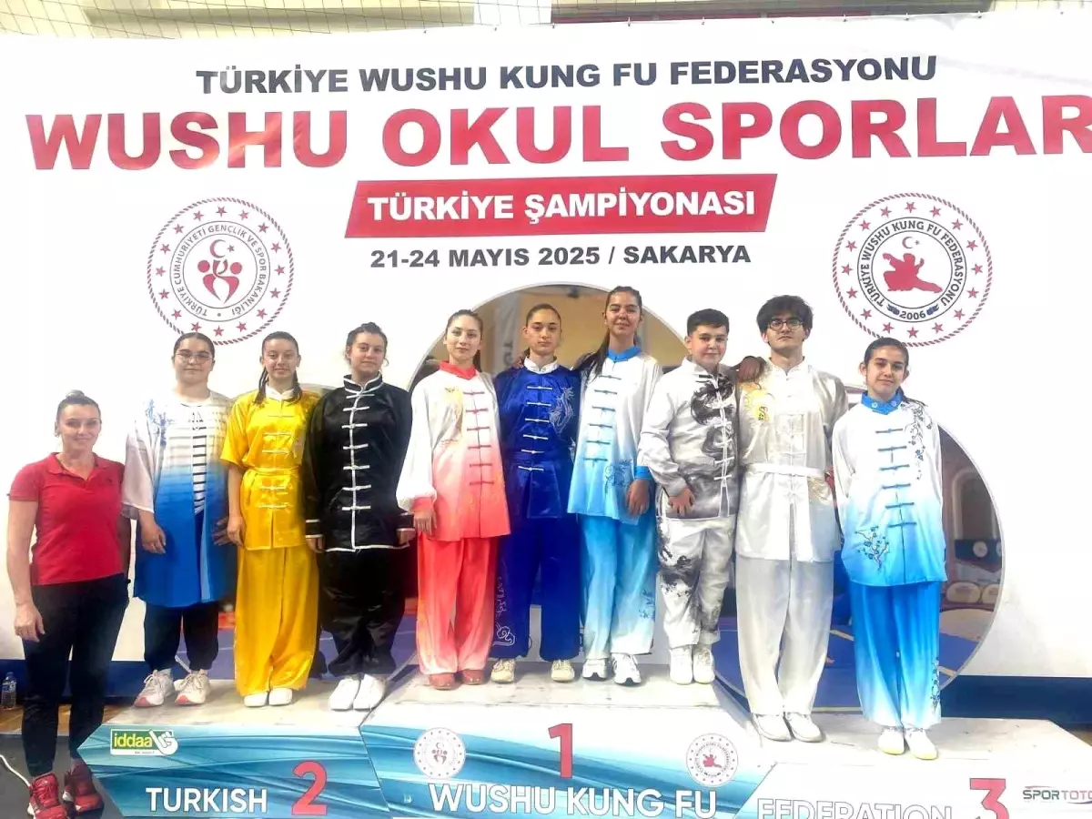 Eskişehirli Sporcular Wushu Türkiye Şampiyonası'nda Başarı Elde Etti
