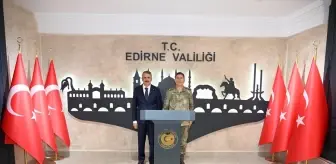 Vali Yunus Sezer, 1. Ordu Komutanı Orgeneral Bahtiyar Ersay'ı Ağırladı