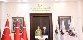 Orgeneral Bahtiyar Ersay Kırklareli Valisi Uğur Turan'ı Ziyaret Etti