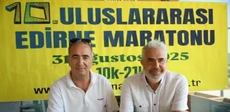 10. Uluslararası Edirne Maratonu'nda Kayıtlar Devam Ediyor