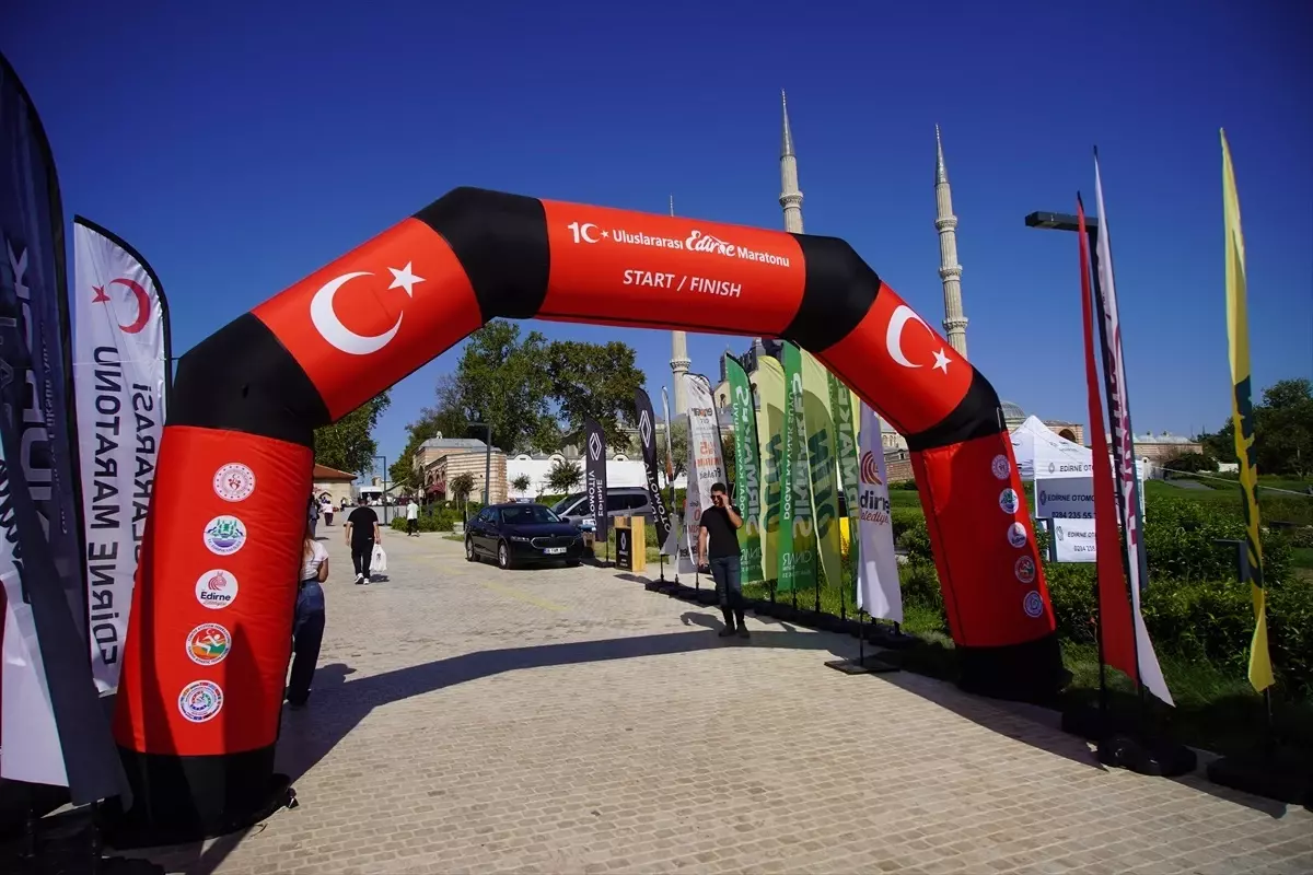 Edirne'de 10. Uluslararası Maraton Coşkusu