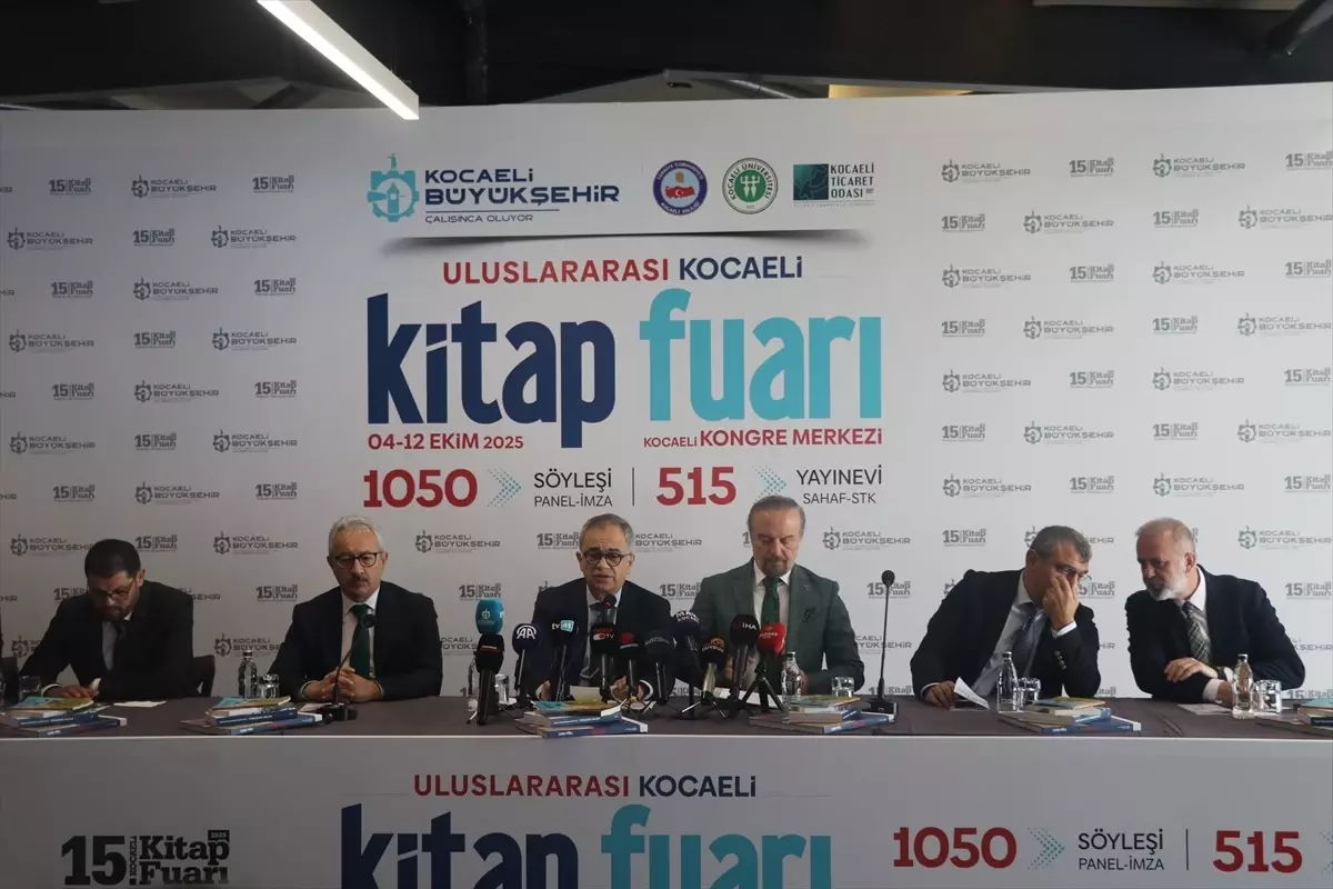 15. Kocaeli Kitap Fuarı, 'Anadolu Mayası' Temasıyla Kapılarını Açıyor