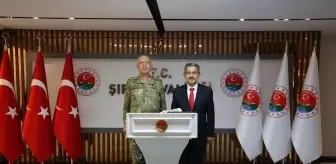 Korgeneral Zorlu Topaloğlu'ndan Şırnak Valisi Birol Ekici'ye Ziyaret