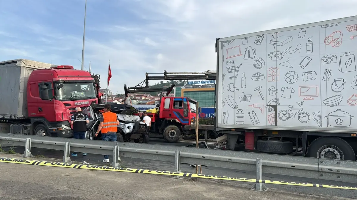 Yomra'da Zincirleme Kaza: 3 Yaralı