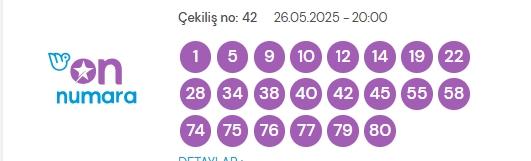 26 Mayıs Pazartesi On Numara çekiliş sonuçları açıklandı! On Numara sonuçları saat kaçta? On Numara CANLI izle! Bugün kazanan numaralar neler?