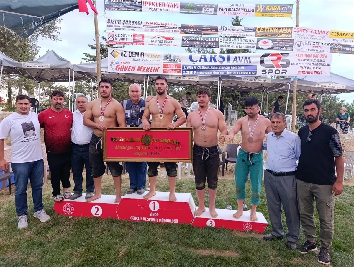 Sinop'ta 4. Karakucak Güreşleri Coşkuyla Gerçekleştirildi
