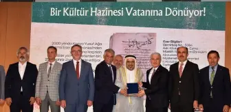 Kayıp El Yazması Eser Konya'ya Döndü