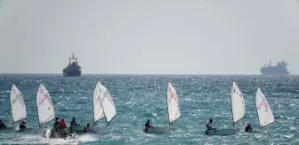 Tekirdağ'da 9. Uluslararası Süleymanpaşa Optimist Cup Yelken Yarışları Düzenlendi