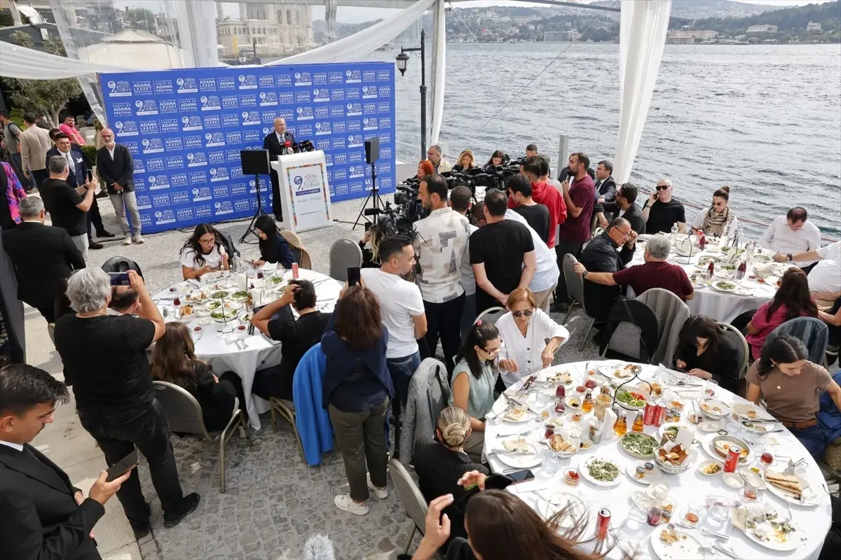 9. Uluslararası Adana Lezzet Festivali'nin Tanıtımı İstanbul'da Yapıldı