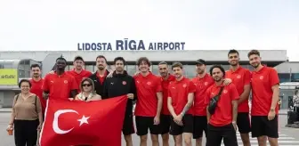 A Milli Basketbol Takımı Riga'ya Geldi
