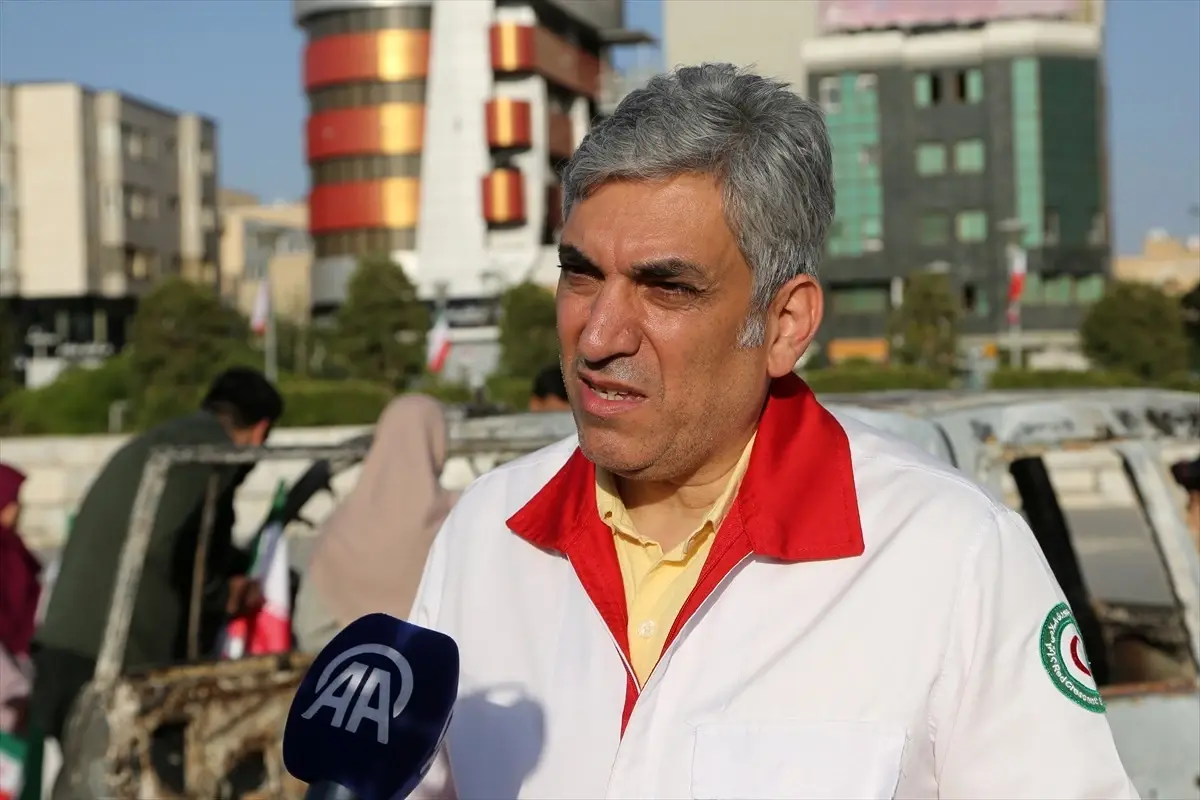 AA'ya konuşan İran Kızılayı Sözcüsü: 'İsrail saldırılarında toplam can kaybı sayısını Adli Tıp açıklayacak'