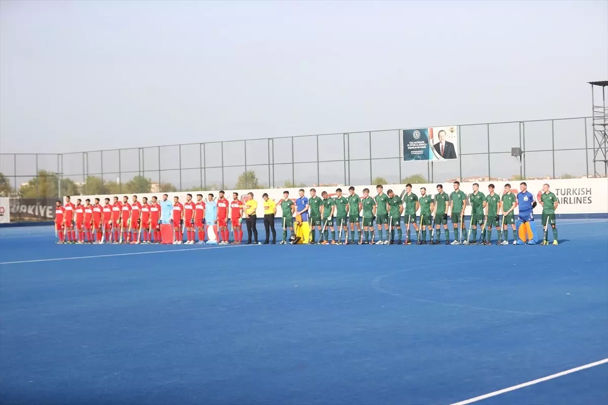 Türkiye, Açık Alan Hokeyi Avrupa Şampiyonası'nda Litvanya'yı 8-0 Yendi