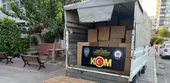 Adana'da 1.6 Milyon Kaçak Makaron Ele Geçirildi