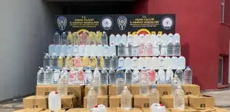 Adana'da 2 Ton Kaçak Etil Alkol Ele Geçirildi