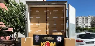 Adana'da 5 Milyon Makaron Ele Geçirildi, 1 Şüpheli Tutuklandı