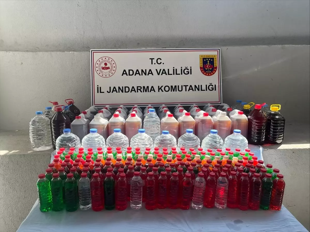 Adana'da 500 Litre Kaçak Etil Alkol Ele Geçirildi