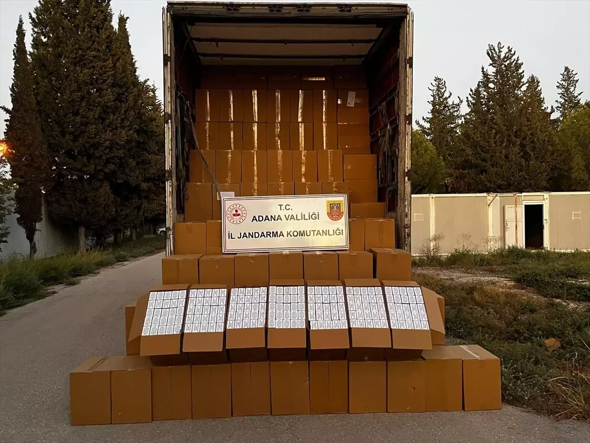 Adana'da Tırda 6.5 Milyon Gümrük Kaçağı Makaron Ele Geçirildi