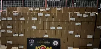 Adana'da 6.5 Milyon Makaron Ele Geçirildi