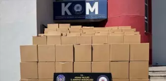 Adana'da 7.9 Milyon Kaçak Makaron Ele Geçirildi