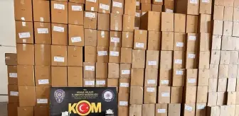 Adana'da Gümrük Kaçağı 9 Milyon Makaron Ele Geçirildi