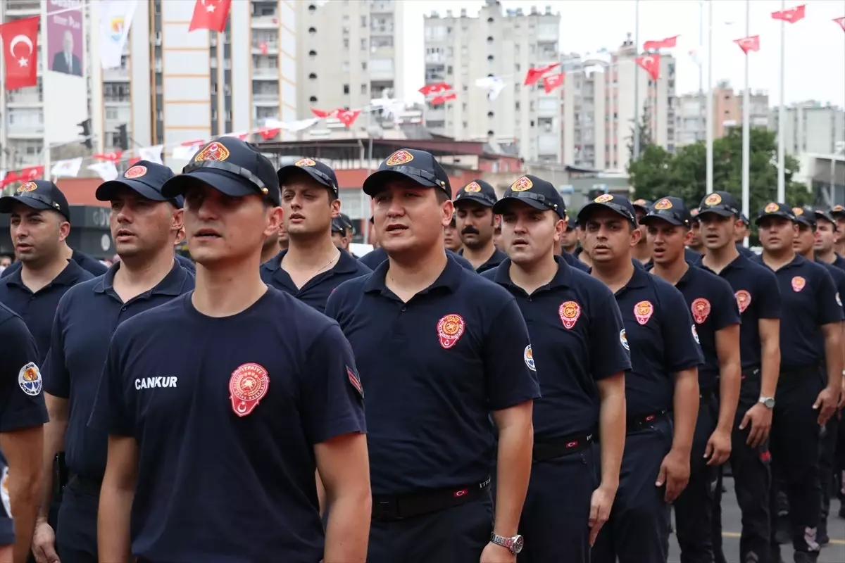 Adana'da 90 Yeni İtfaiye Eri Göreve Başladı