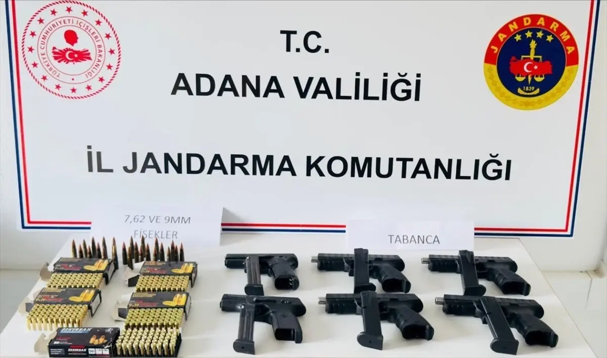Adana'da Ruhsatsız Tabanca Ele Geçirildi, Şüpheli Gözaltına Alındı