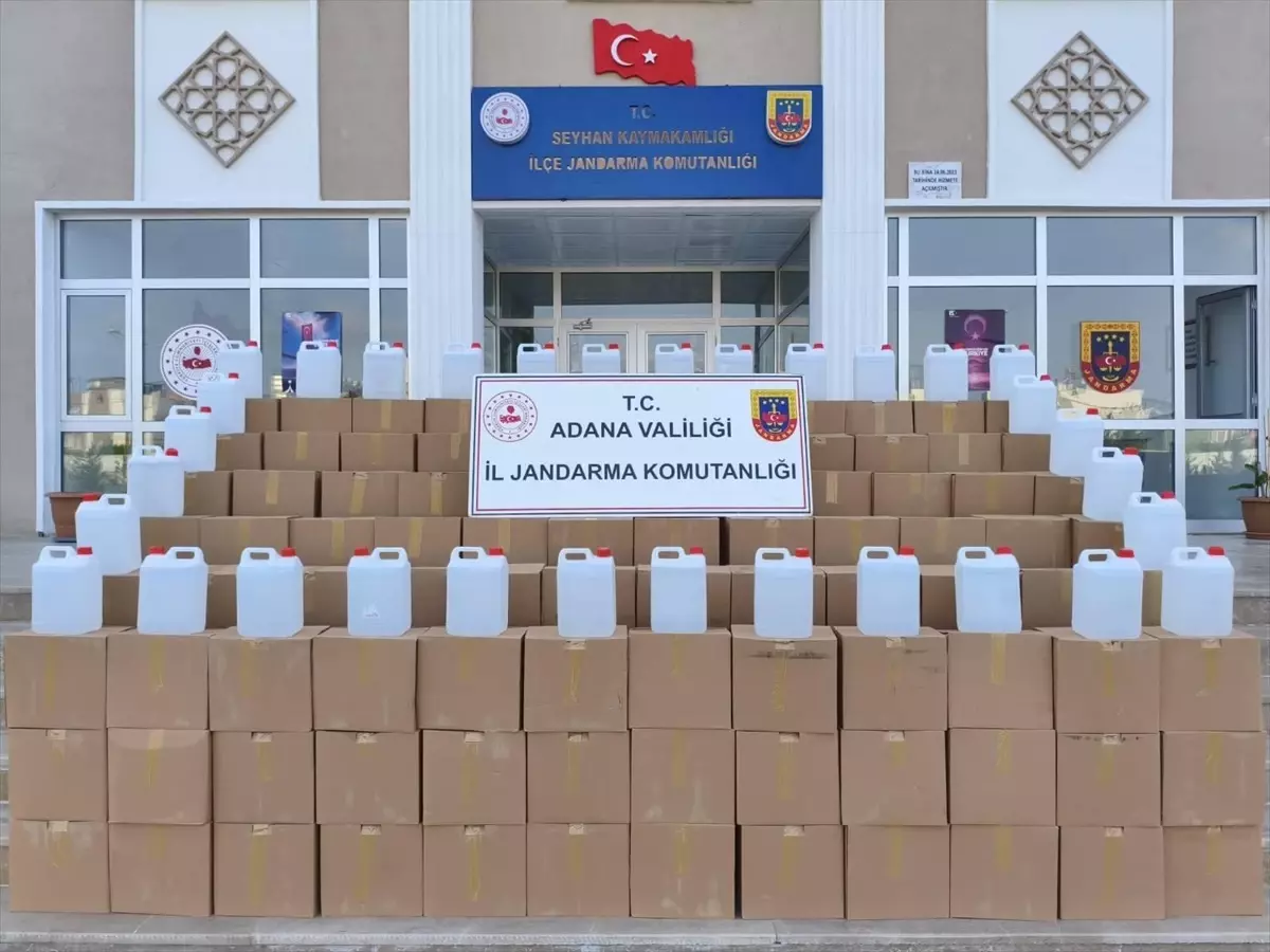 Adana'da Durdurulan Tırda Kaçak Etil Alkol Ele Geçirildi