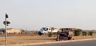 Adana'da Çarpışan Otomobil Devriildi, Alkollü Sürücü Gözaltında