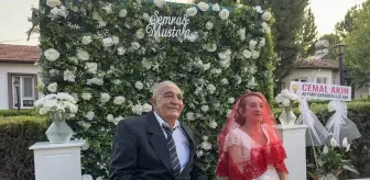 Adana'da huzurevinde tanışan çift evlendi
