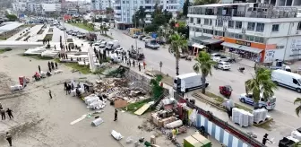 Karataş'ta Kaçak Yapılar Yıkıldı, Güvenlik Önlemleri Alındı