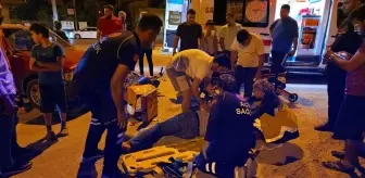 Kozan'da Otomobil Motosiklete Çarptı, Sürücü Yaralandı
