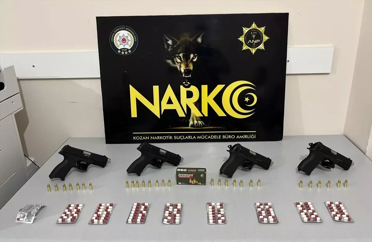 Kozan'da Uyuşturucu ve Silah Operasyonu