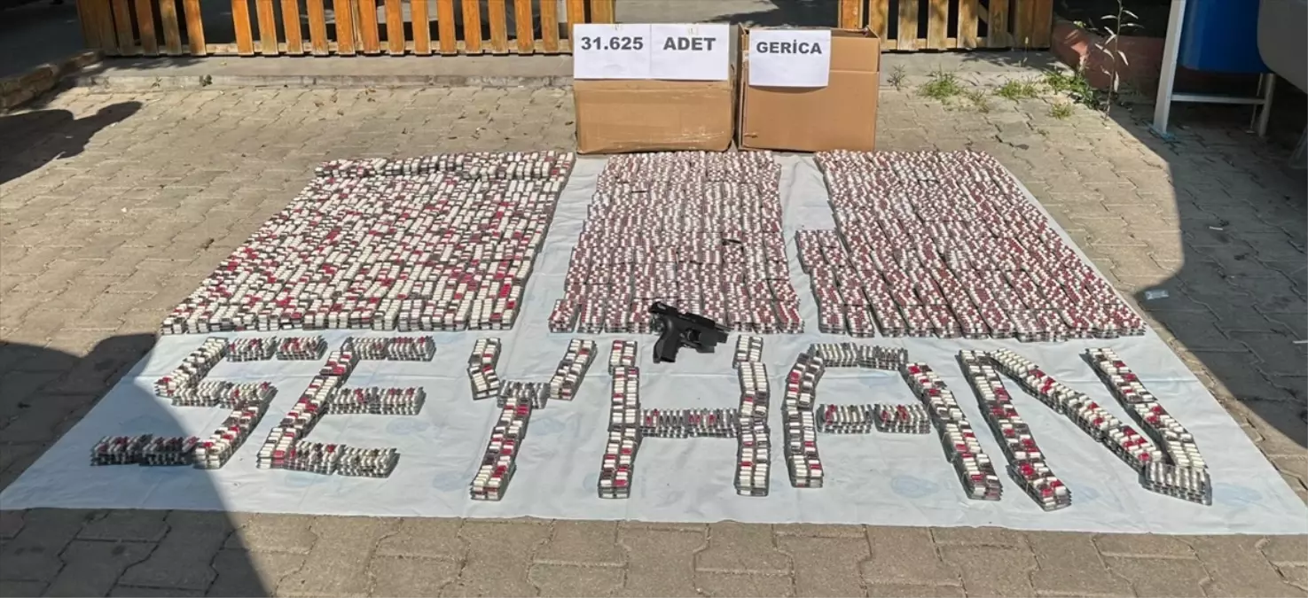 Adana'da Uyuşturucu ve Silah Operasyonu: 31 Bin 625 Hap Ele Geçirildi