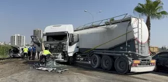 Adana'da Tanker Kazası: 2 Yaralı