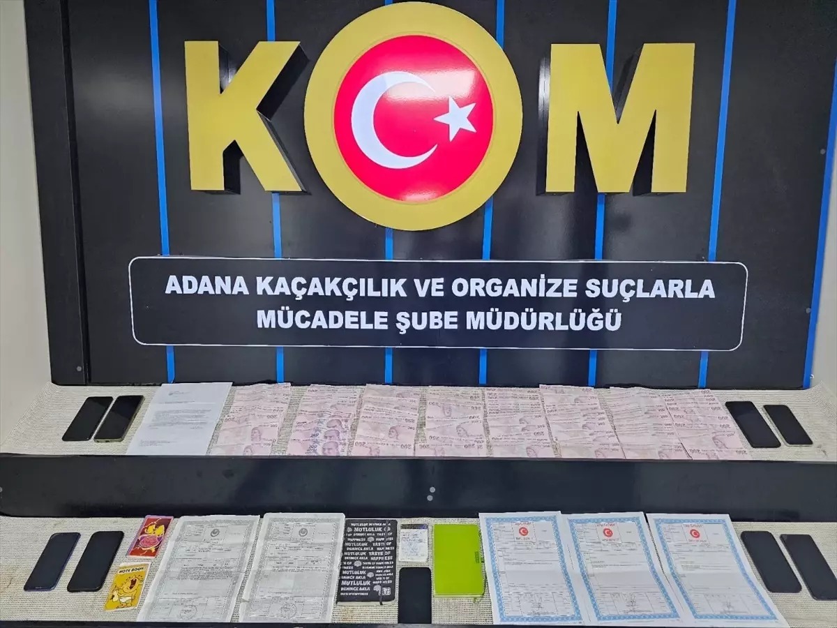 Adana'da Tefecilik Operasyonu: 3 Tutuklama