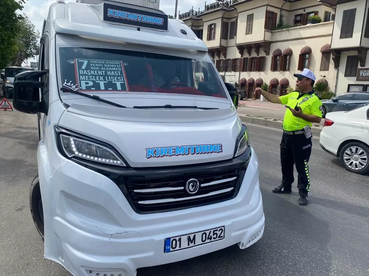 Adana'da Toplu Taşıma Araçlarına Dron Destekli Denetim