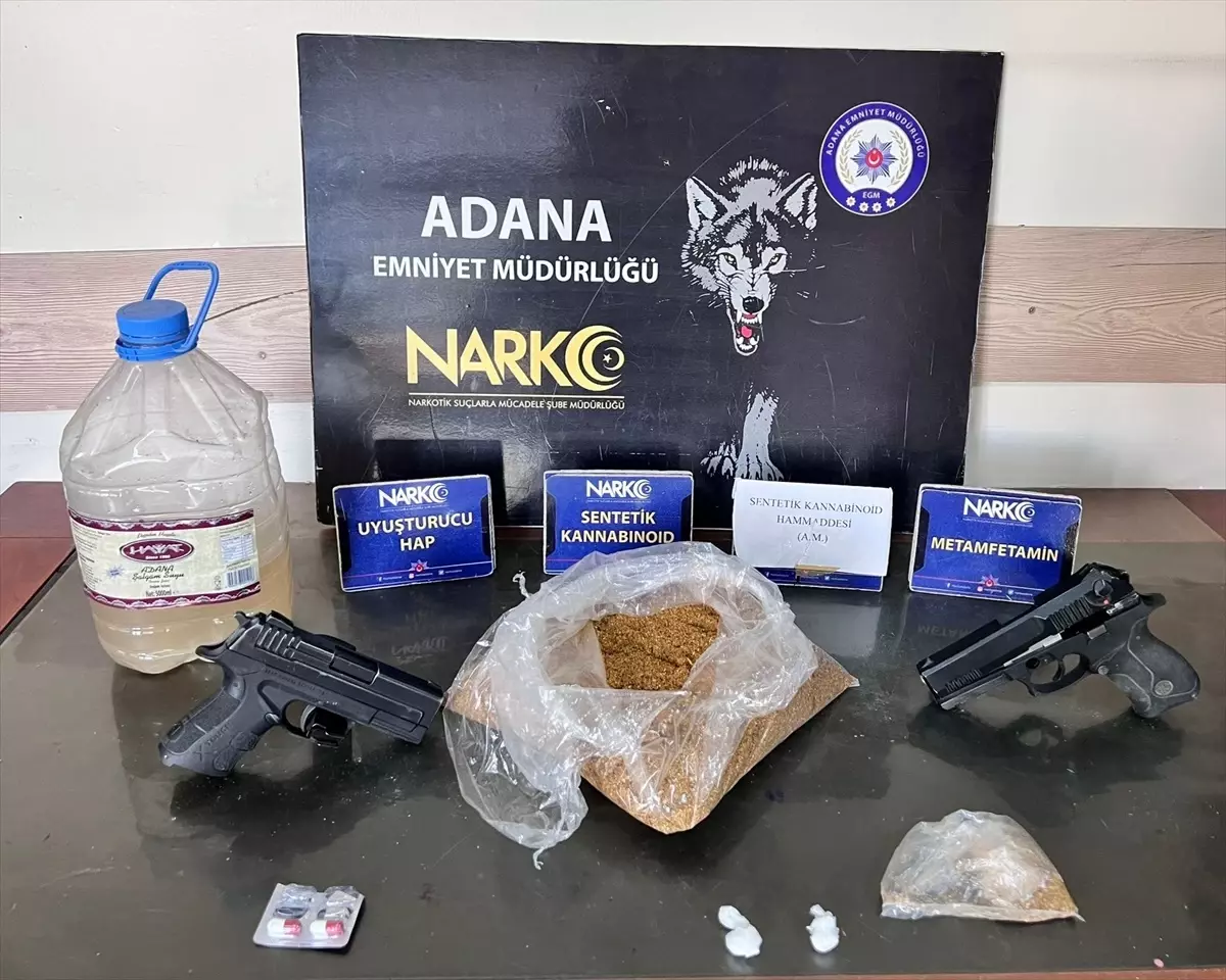 Adana'da Uyuşturucu Operasyonu: 10 Gözaltı, 7 Tutuklama