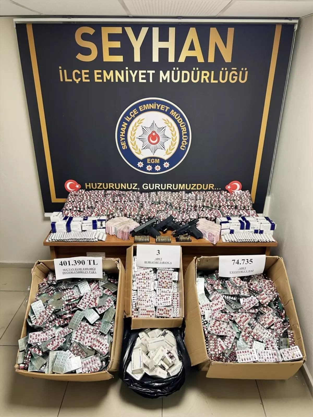 Adana'da Uyuşturucu Operasyonunda 3 Tutuklama
