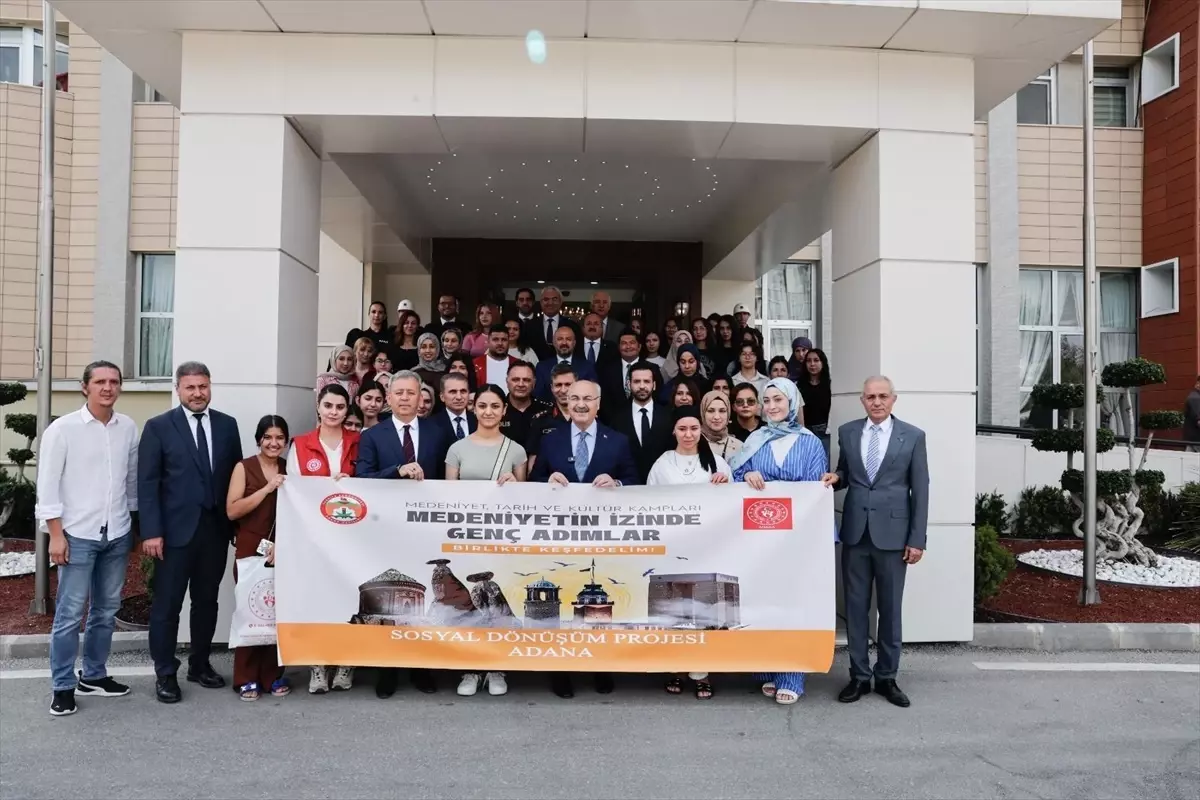 Adana'da Gençler İçin Medeniyet, Tarih ve Kültür Kampları Uğurlama Töreni