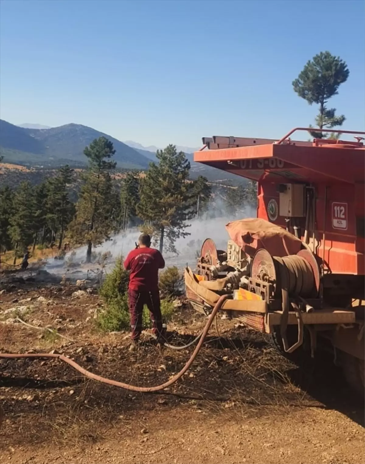 Adana'da Orman Yangını Kontrol Altına Alındı