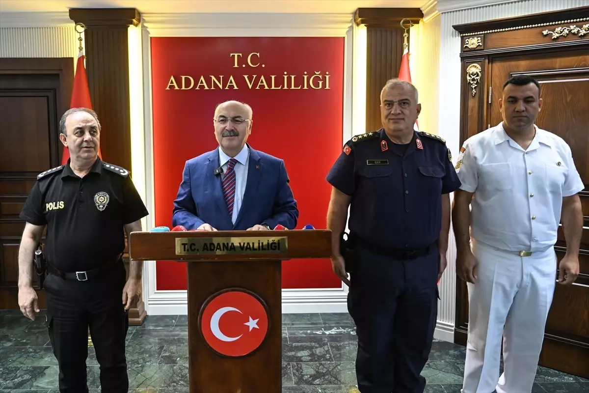 Adana Valisi Köşger'den Asayiş Değerlendirmesi