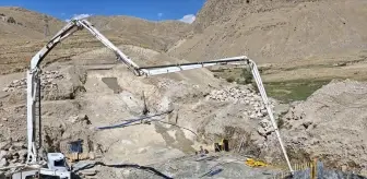 Adilcevaz'da Sulama Göletinin Temeli Atıldı